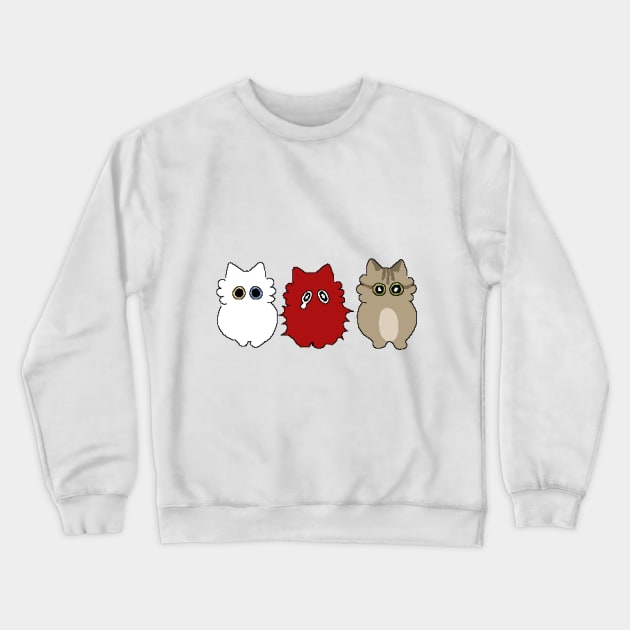 three of them Crewneck Sweatshirt by bigonionhead